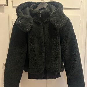 ALO Yoga Black Sherpa Jacket